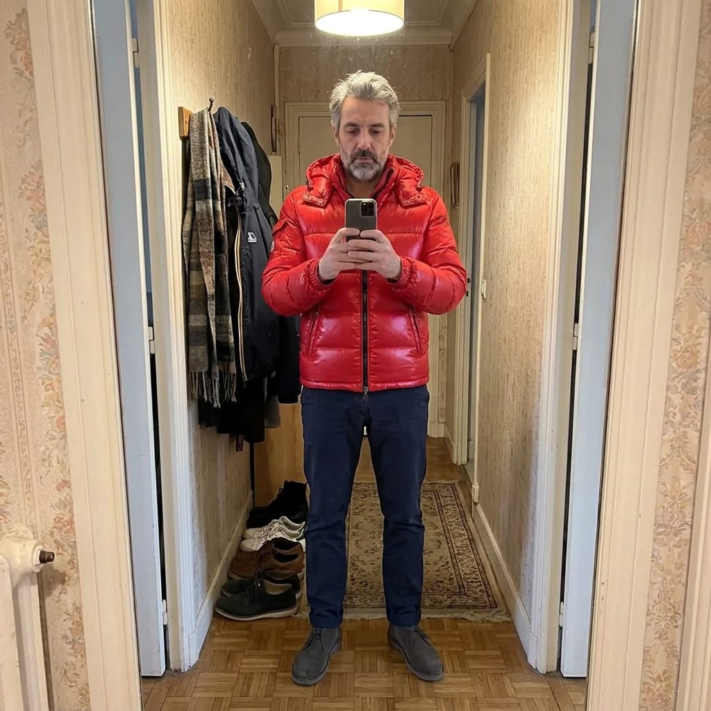 Customer photo review of Wasserdichte Luxus Winterjacke