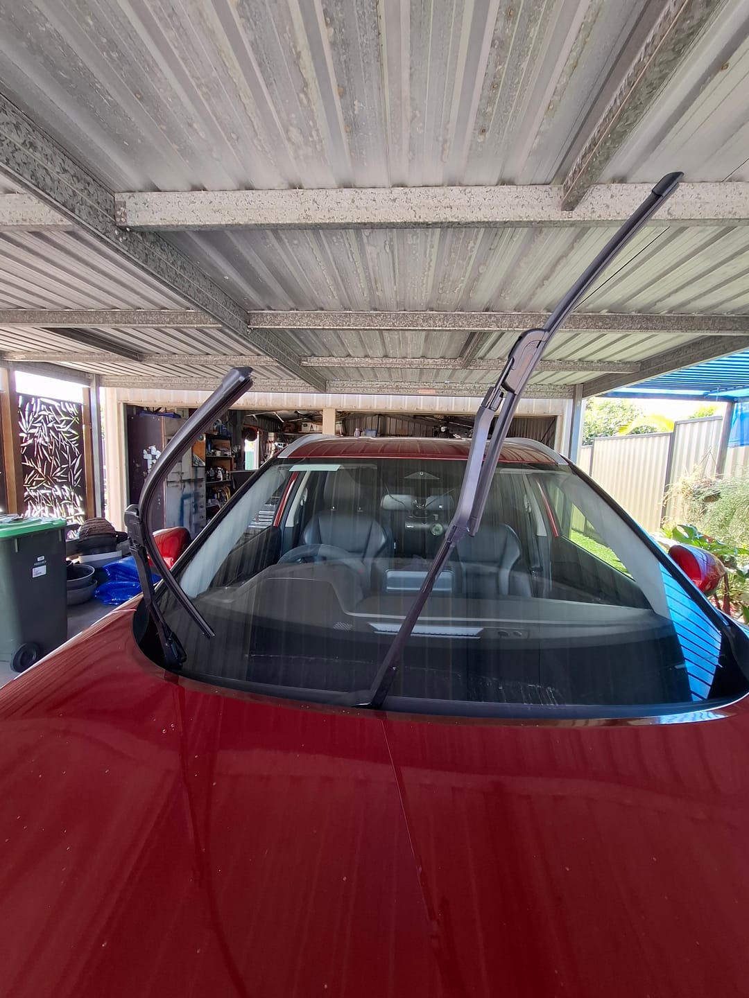 Customer photo review of Nissan X-TRAIL Wiper Blades