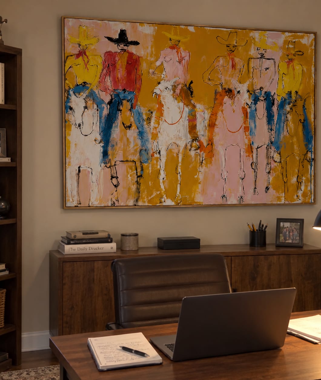 Customer photo review of Golden Posse-Cowboy Riders Painting