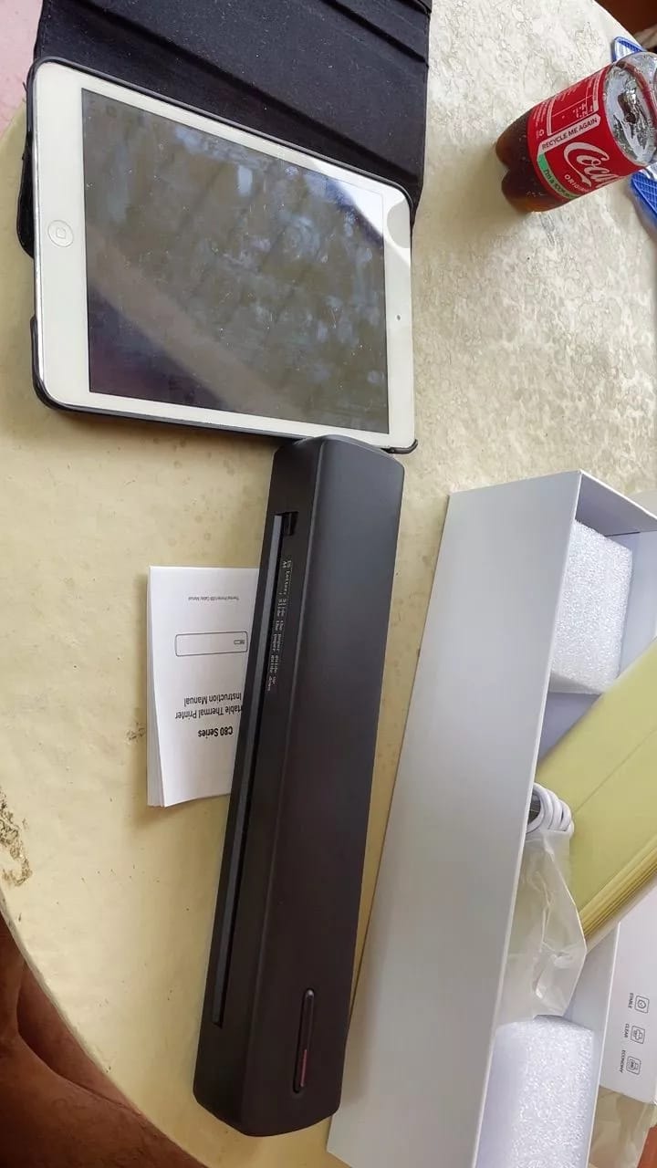 Customer photo review of 🖨️ HPRT INKLESS PORTABLE A4 THERMAL PRINTER