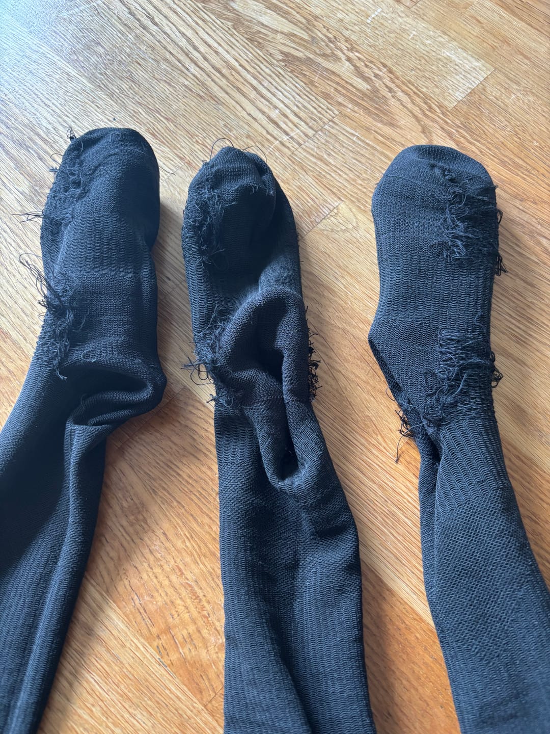 Customer photo review of Tynde støttestrømper
