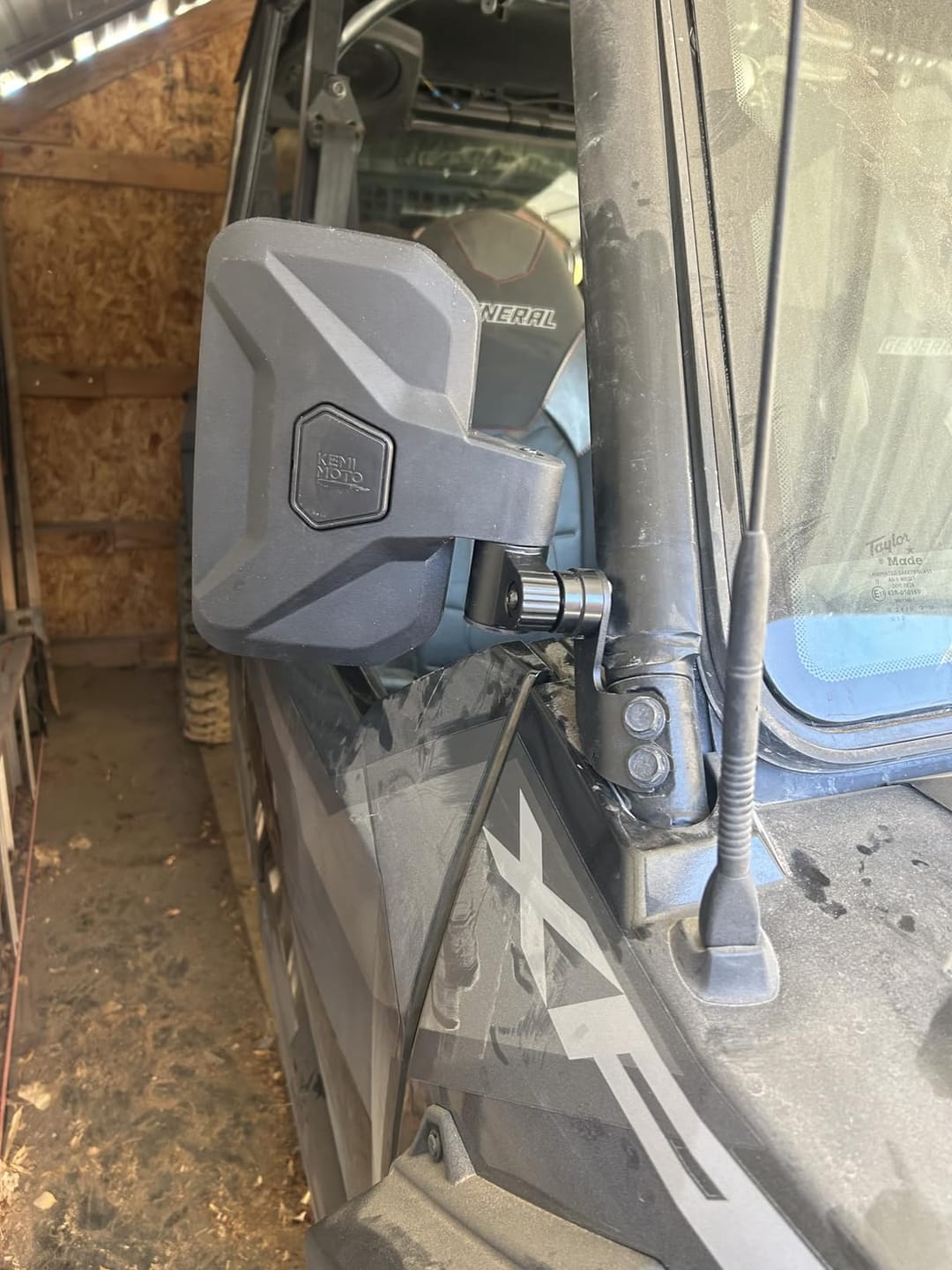 Customer photo review of Side Mirrors with Spring Back Feature for Polaris General 1000 / XP 1000 / 4 1000 (2016–2026)