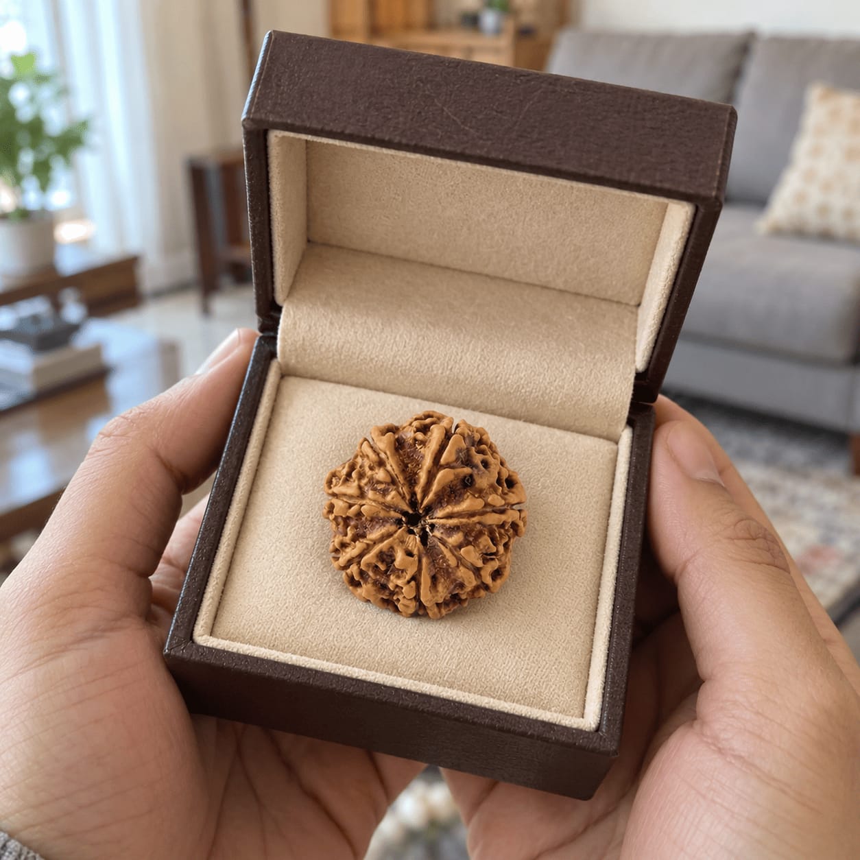 Customer photo review of 7 Mukhi Rudraksha (Nepali)