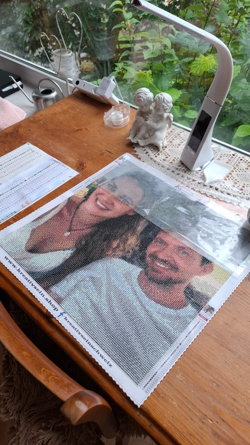 Customer photo review of Diamond Painting eigenes Bild – Personalisiertes 5D Foto Motiv