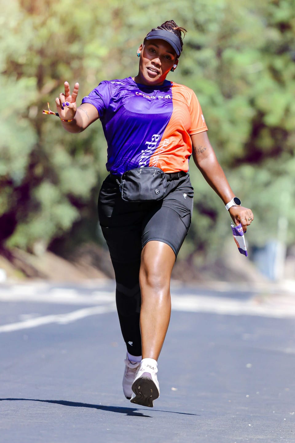 Customer photo review of Short 2 en 1 avec compression intégrée