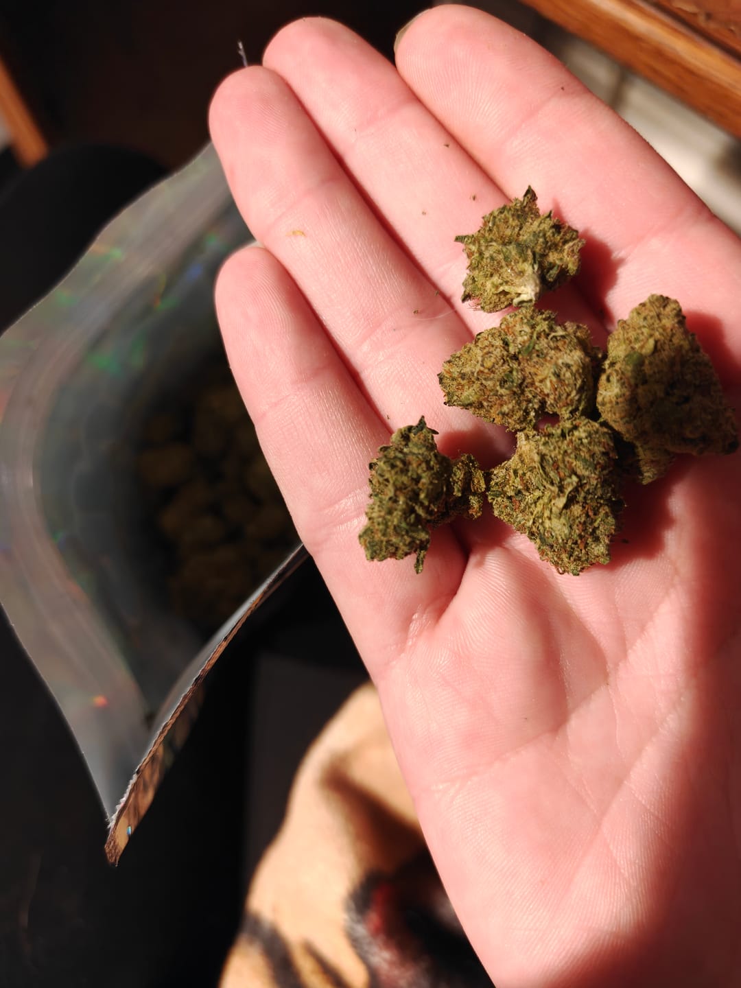 Customer photo review of Raspberry Kush - 28 Grams - Indica