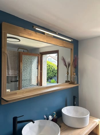 Customer photo review of Arandela Picture Light Bronze LED Quadros Design
