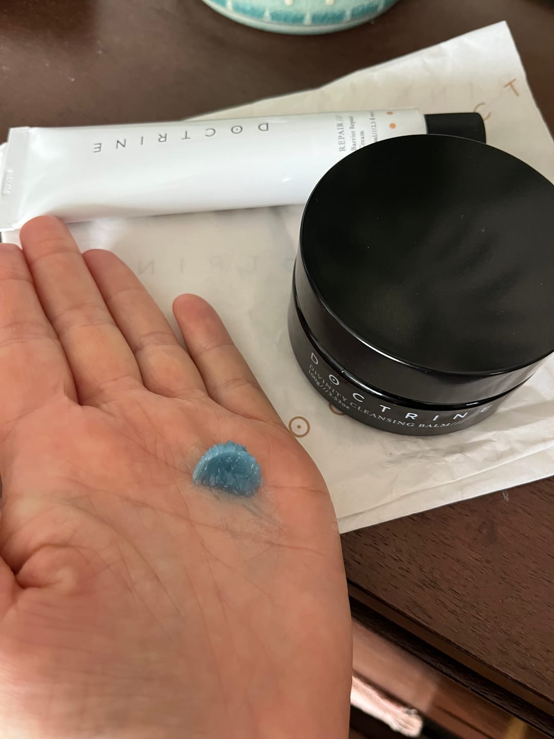 Customer photo review of Divinity Cleansing Balm