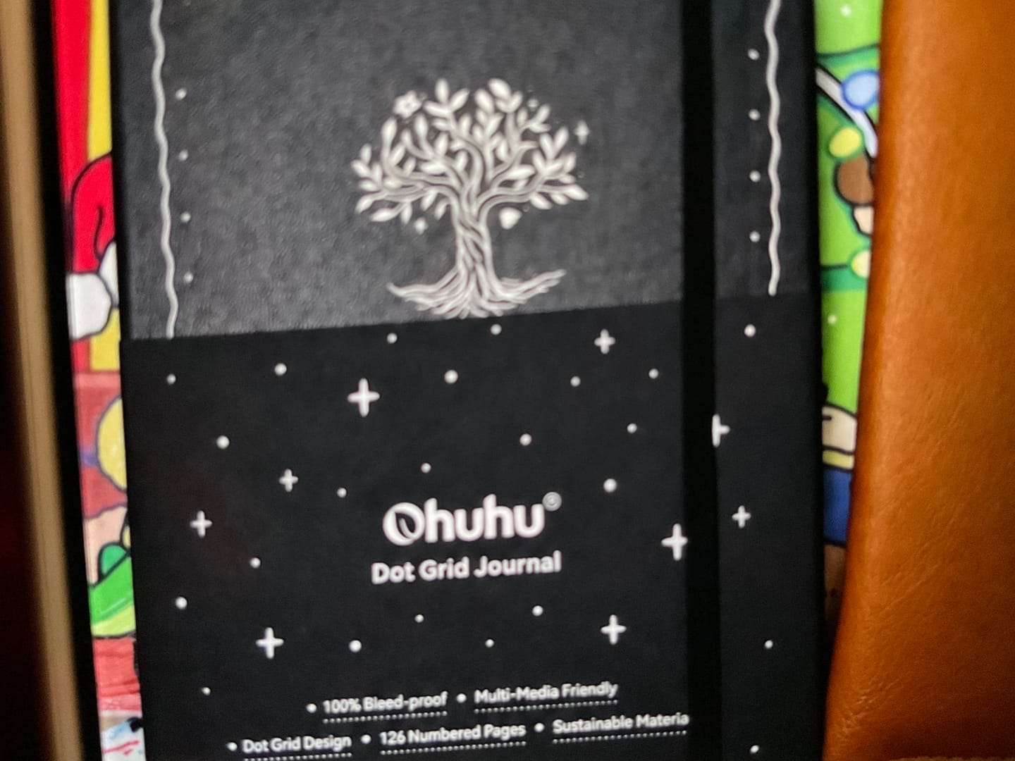 Customer photo review of Ohuhu Bleedproof Bullet Dotted Journal Notebook