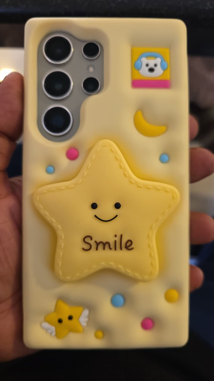 Customer photo review of 3D iPhone Samsung Kawaii Star Phone Holder Puppy Dog  Pre-Order Rubber Silicone Case