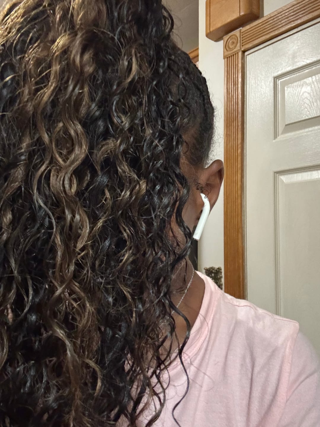 Customer photo review of Human Crochet Hair Deep Wave for Miracle Knots
