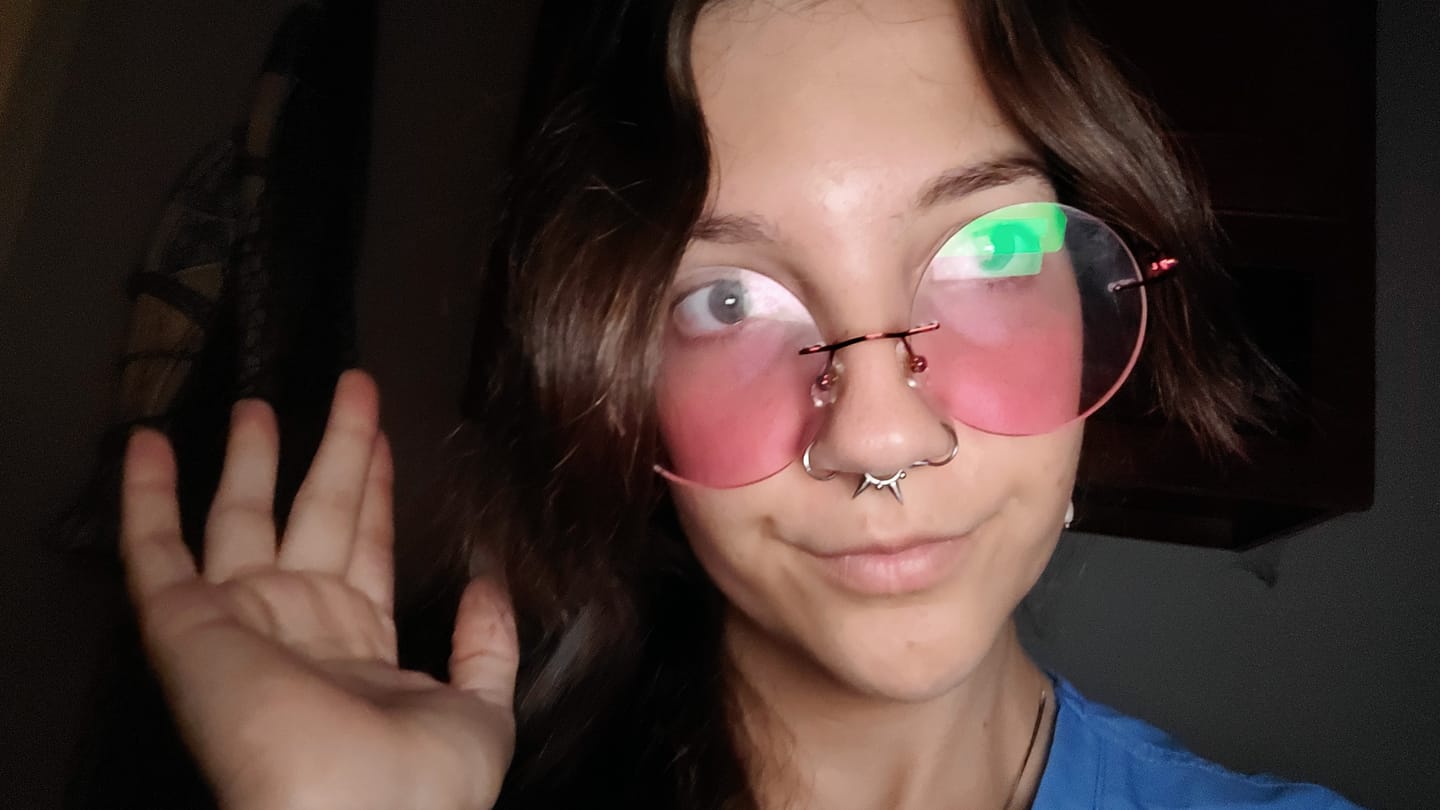 Customer photo review of Coco Eyeglasses