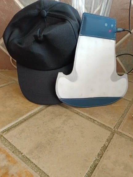 Customer photo review of Red Light Therapy Cap™ – LED Light Therapy for Skin & Scalp