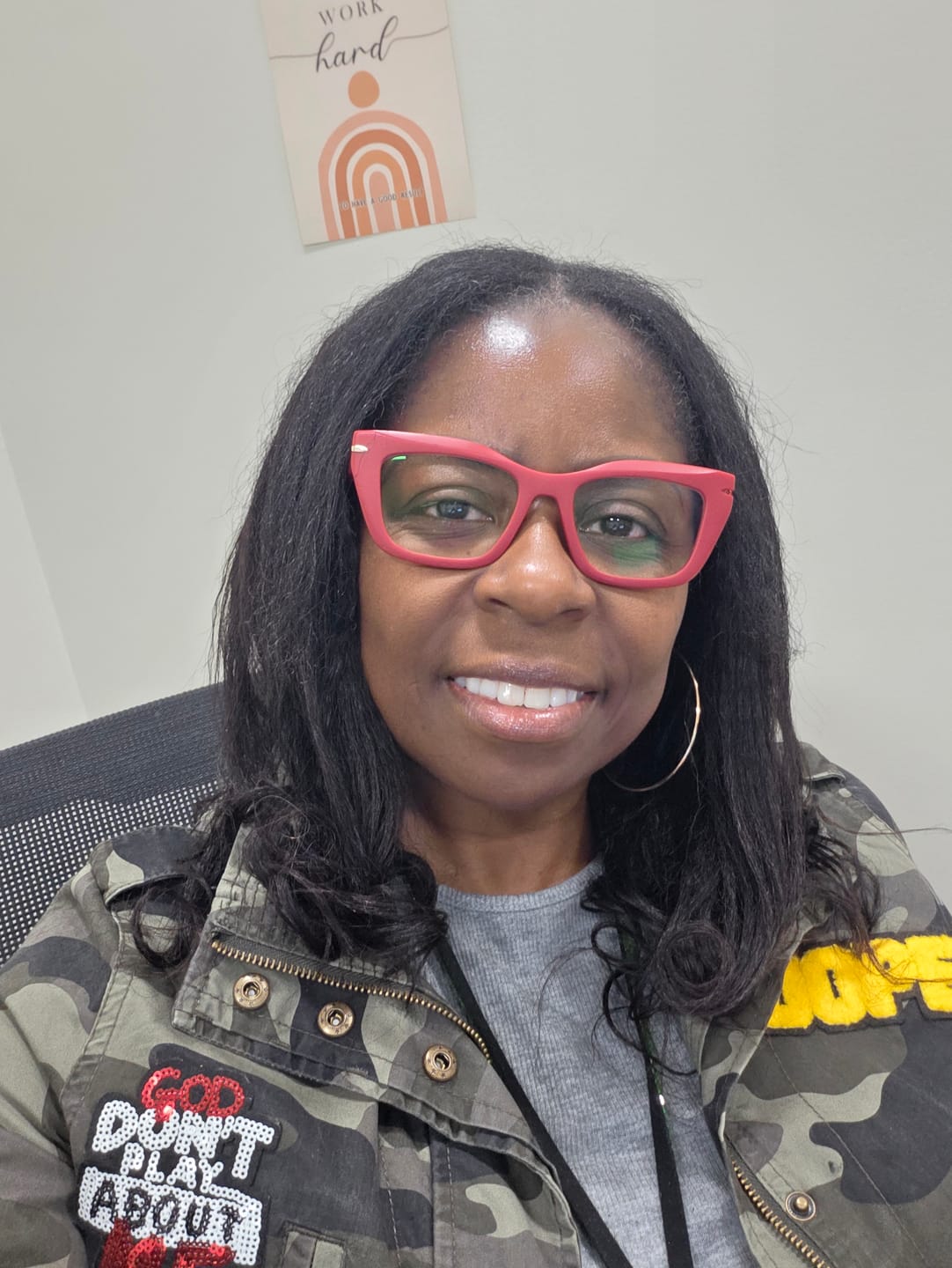 Customer photo review of Kinky Straight Human Crochet Hair