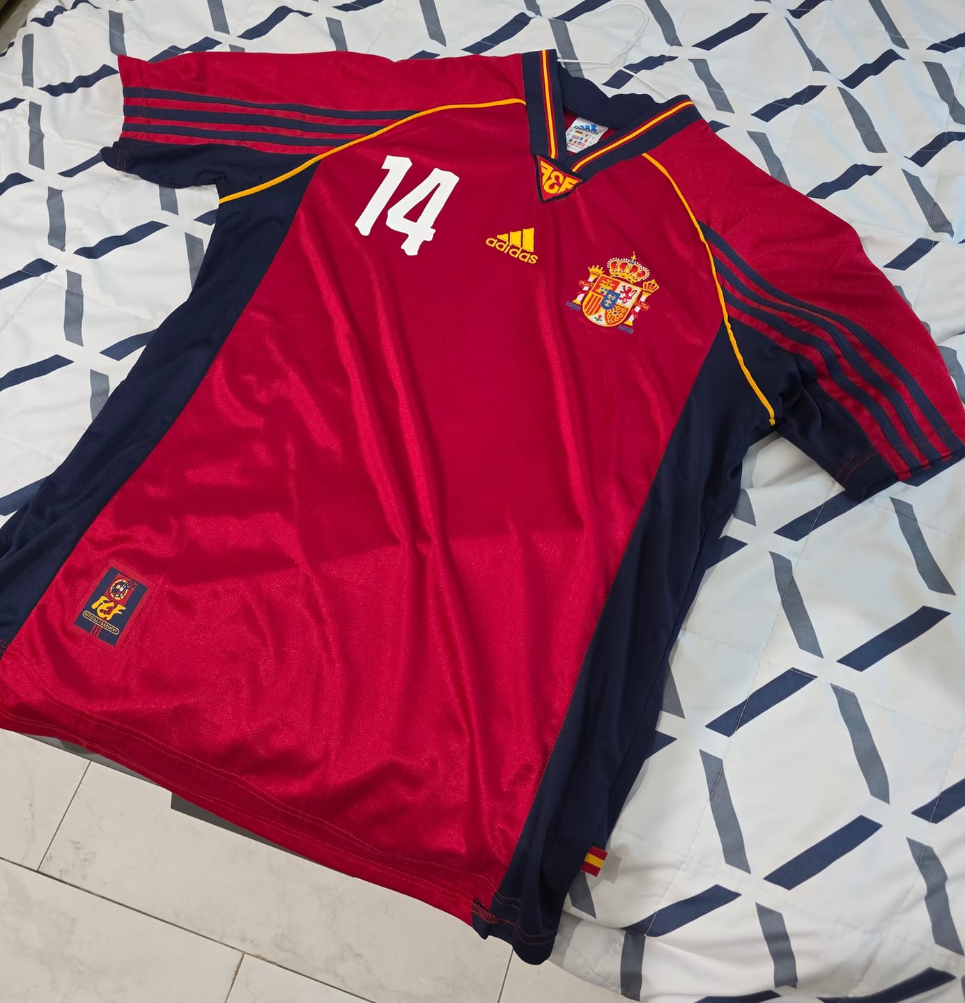 Customer photo review of Spagna Maglia Home 1998