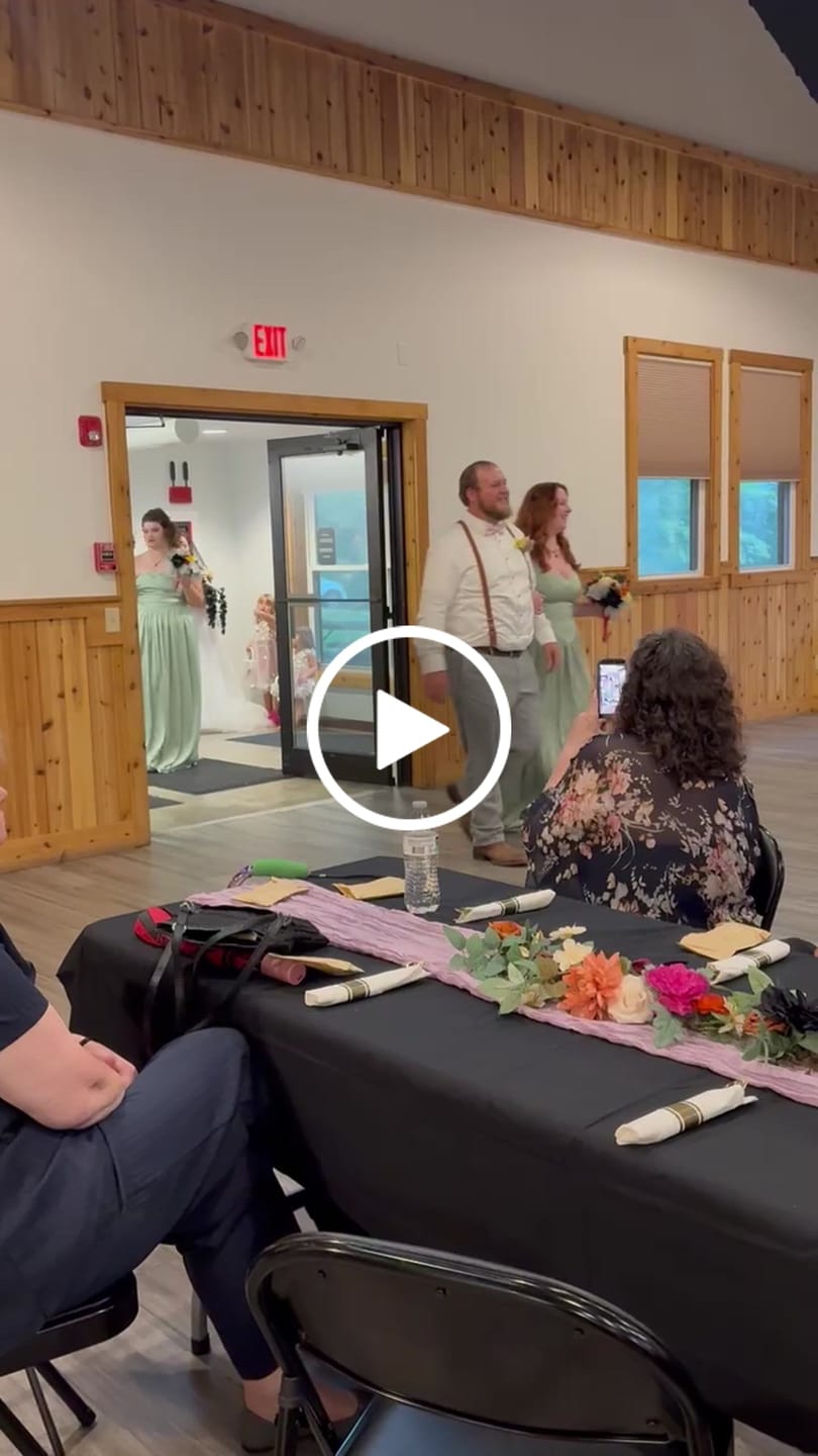 Customer video review of Blush Pink Bow Tie & Brown Suspenders Set