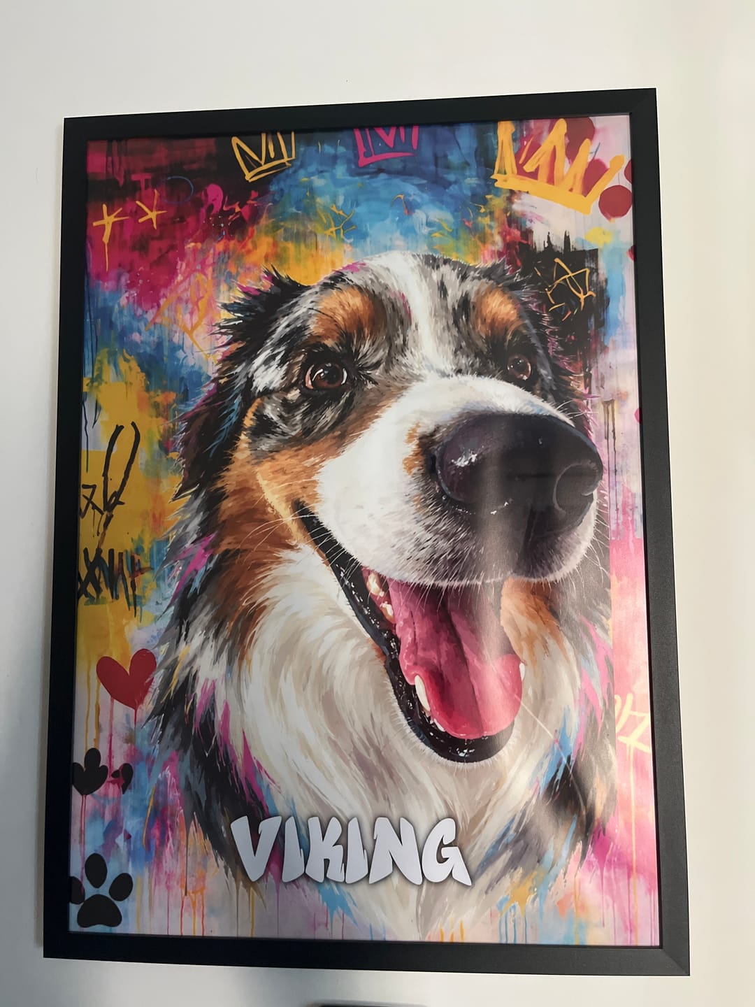 Customer photo review of Le graffiti - Poster personnalisé
