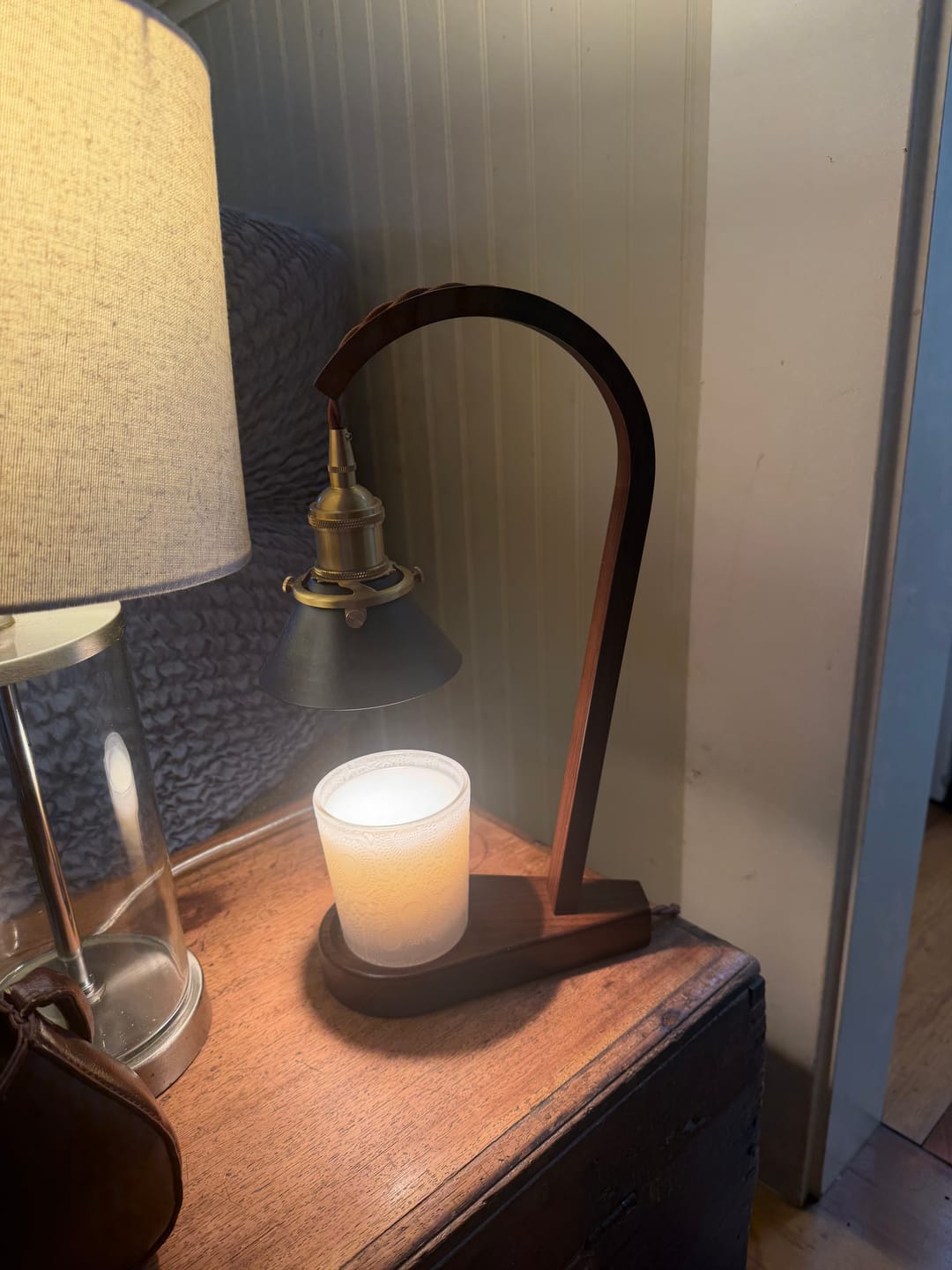 Customer photo review of Vesper Candle Warmer Lamp