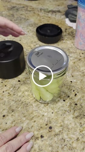 Customer photo review of Mason Genie® Vacuum Sealer Kit