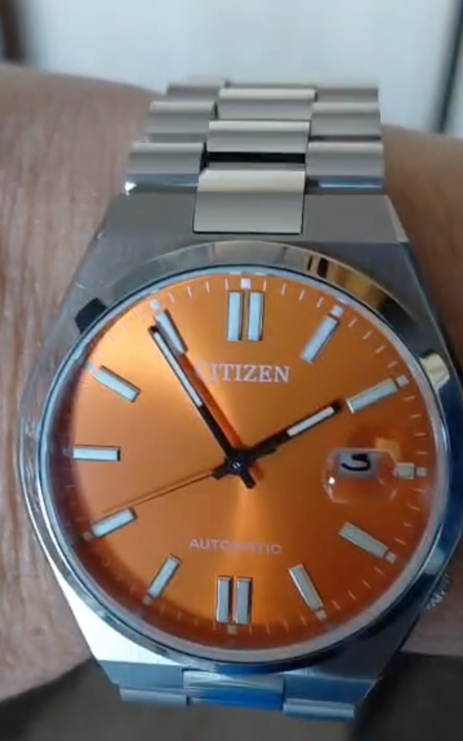 Customer photo review of Reloj Citizen Automatic NJ0151-88Z Tsuyosa Sapphire 40mm