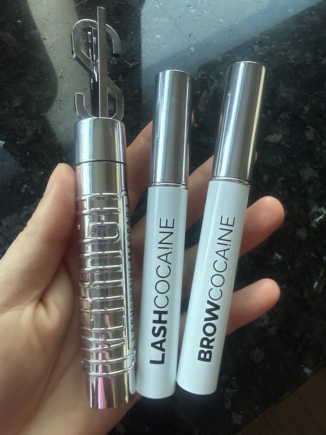 Customer photo review of LASHCOCA!NE + LASHCOCA!NE MASCARA BLACK + BROWCOCA!NE