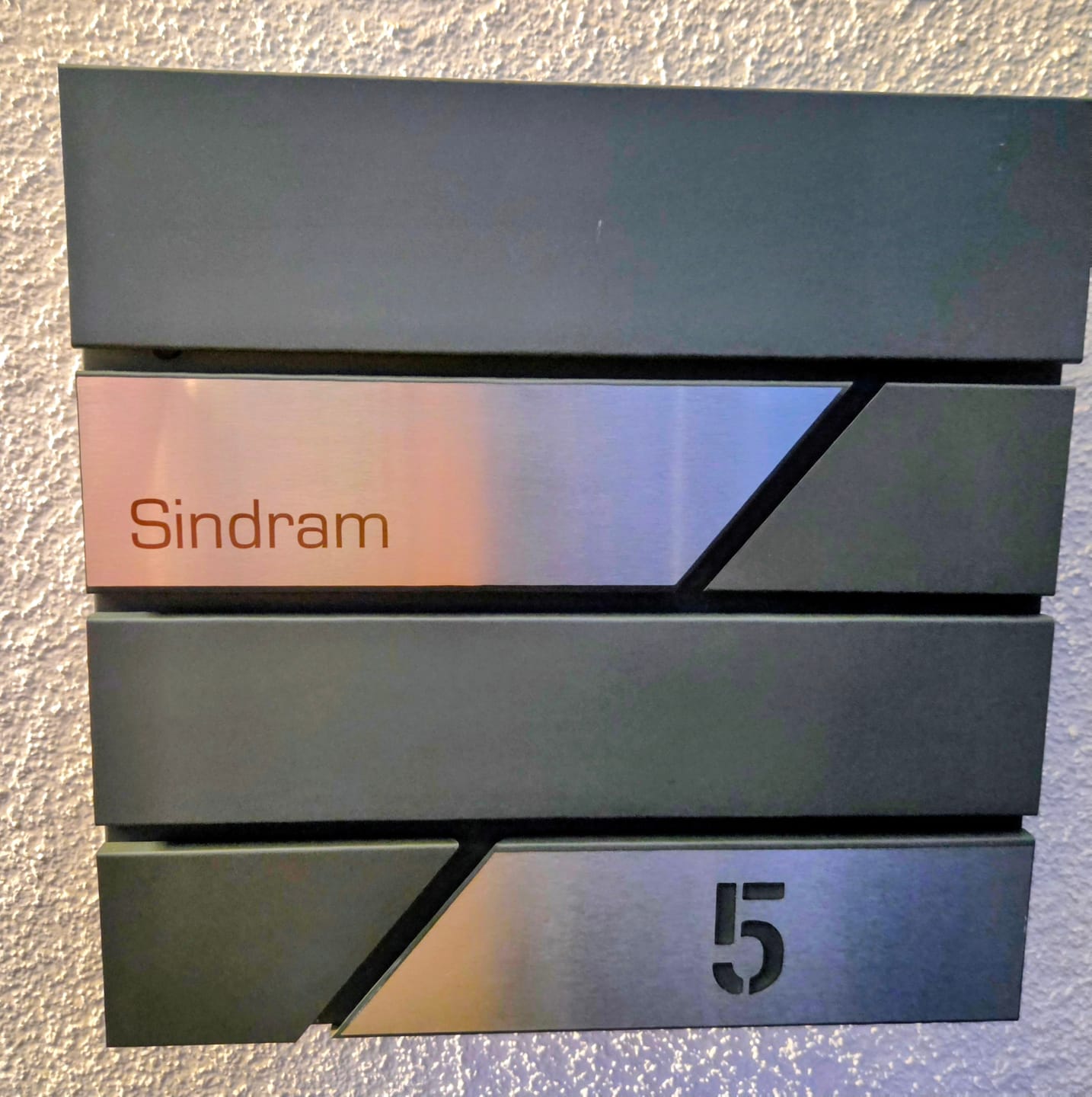 Customer photo review of Ersatzschild für AlbersDesign-Briefkästen