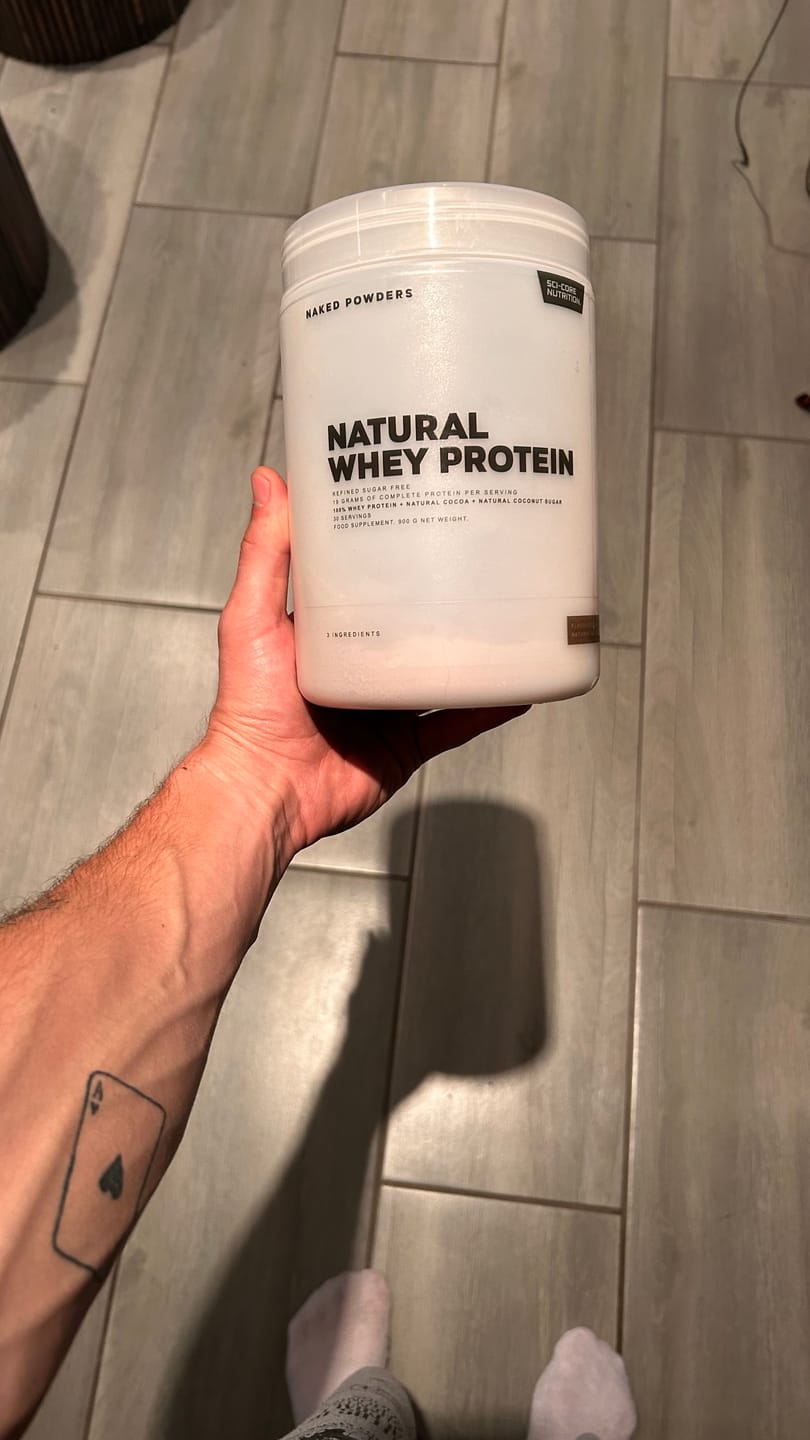 Customer photo review of NATURAL PROTEIN + Natural Cocoa + Coconut Sugar - 900g | 30 servings (new)