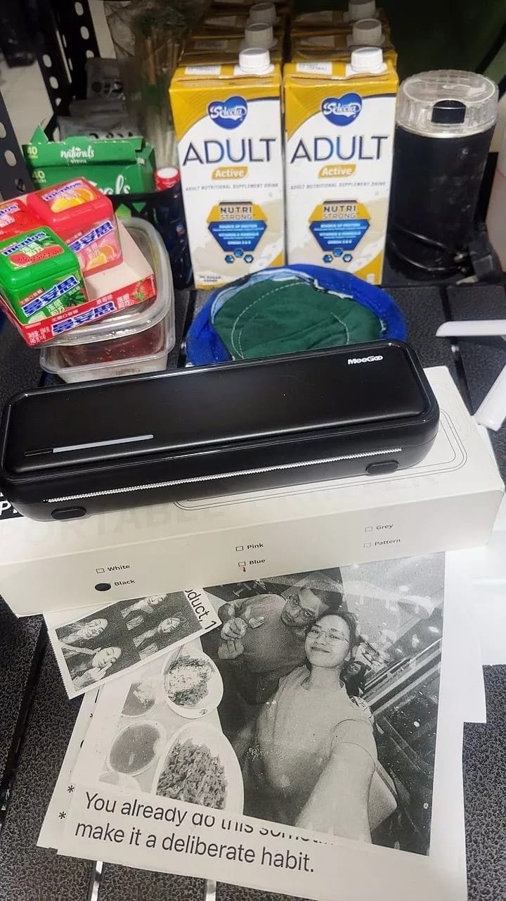 Customer photo review of 🖨️ HPRT INKLESS PORTABLE A4 THERMAL PRINTER