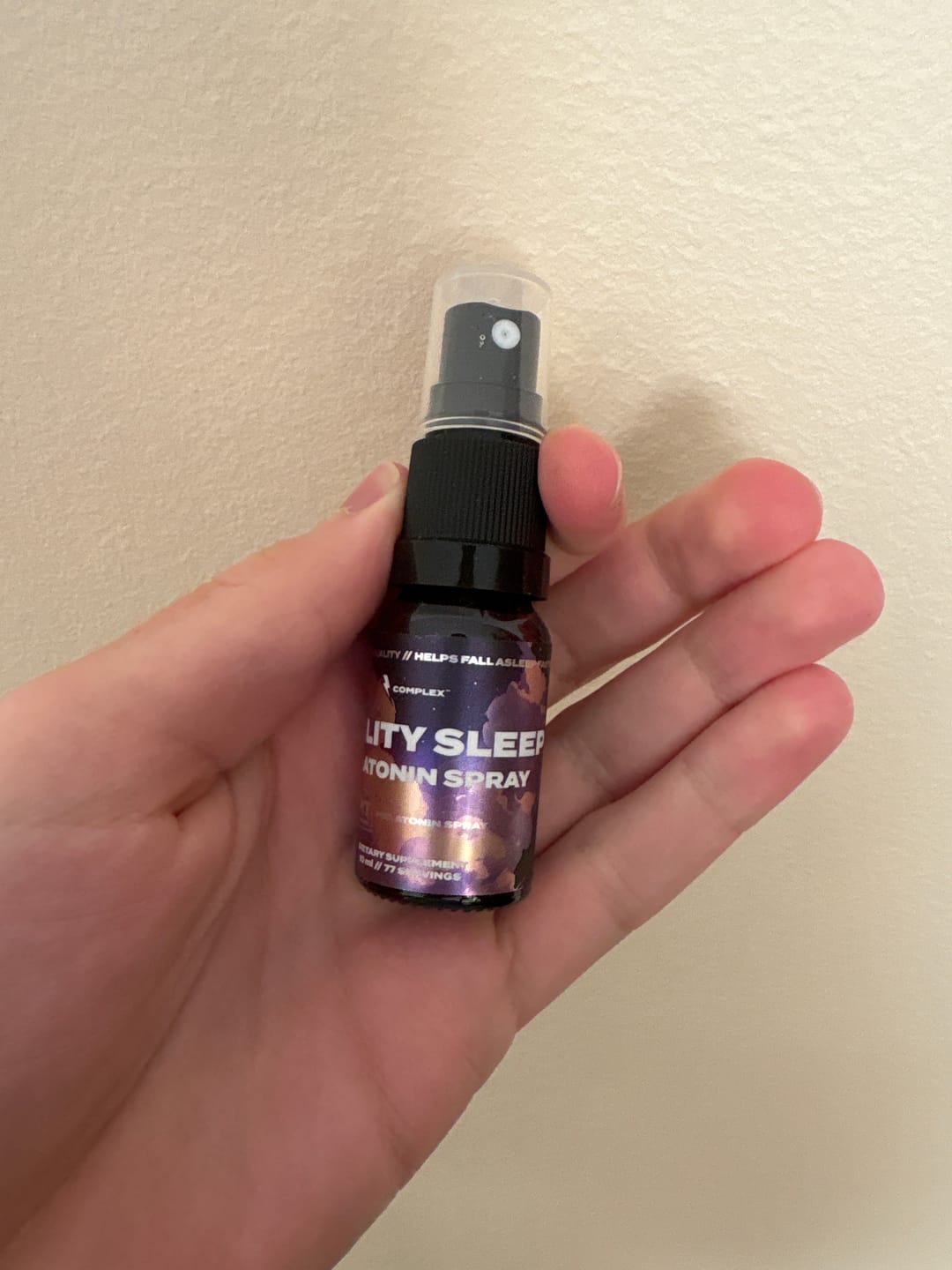 Customer photo review of Melatonin Spray