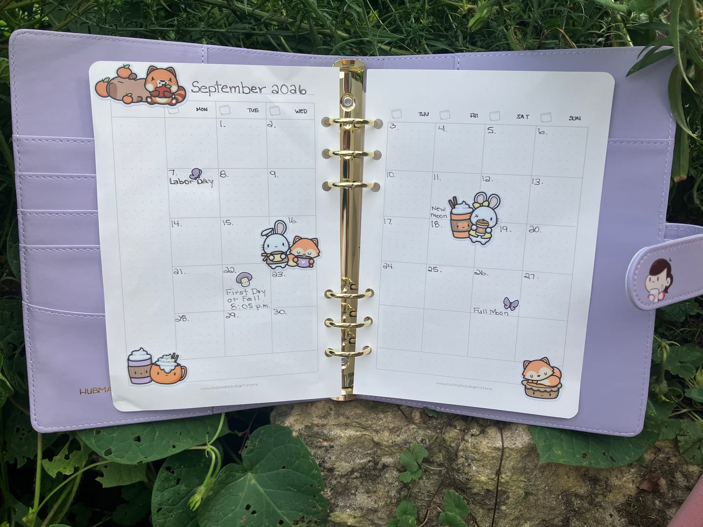 Customer photo review of Planner Inserts - Monthly