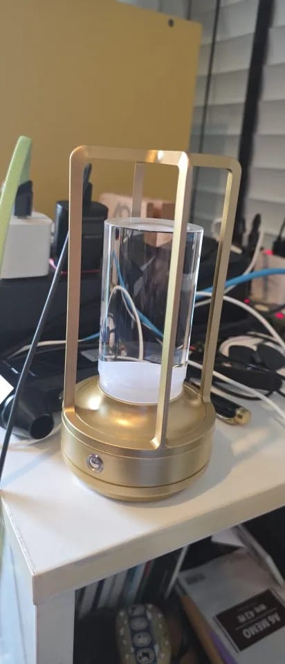 Customer photo review of Vesper Cordless Lantern