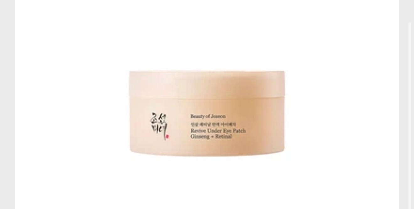 Customer photo review of Hidrogela patči ar retinālu Beauty of Joseon Revive Under Eye Patch Ginseng + Retinal