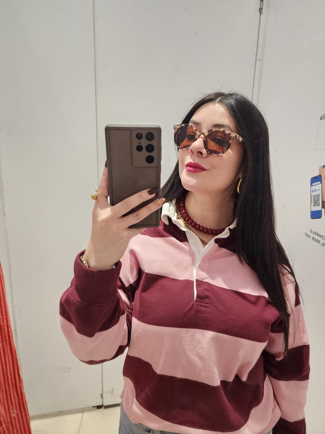 Customer photo review of Lentes De Sol Redondos