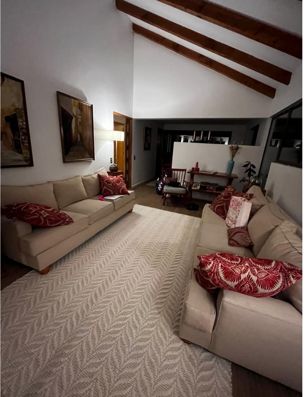 Customer photo review of Alfombra Lana Latur White