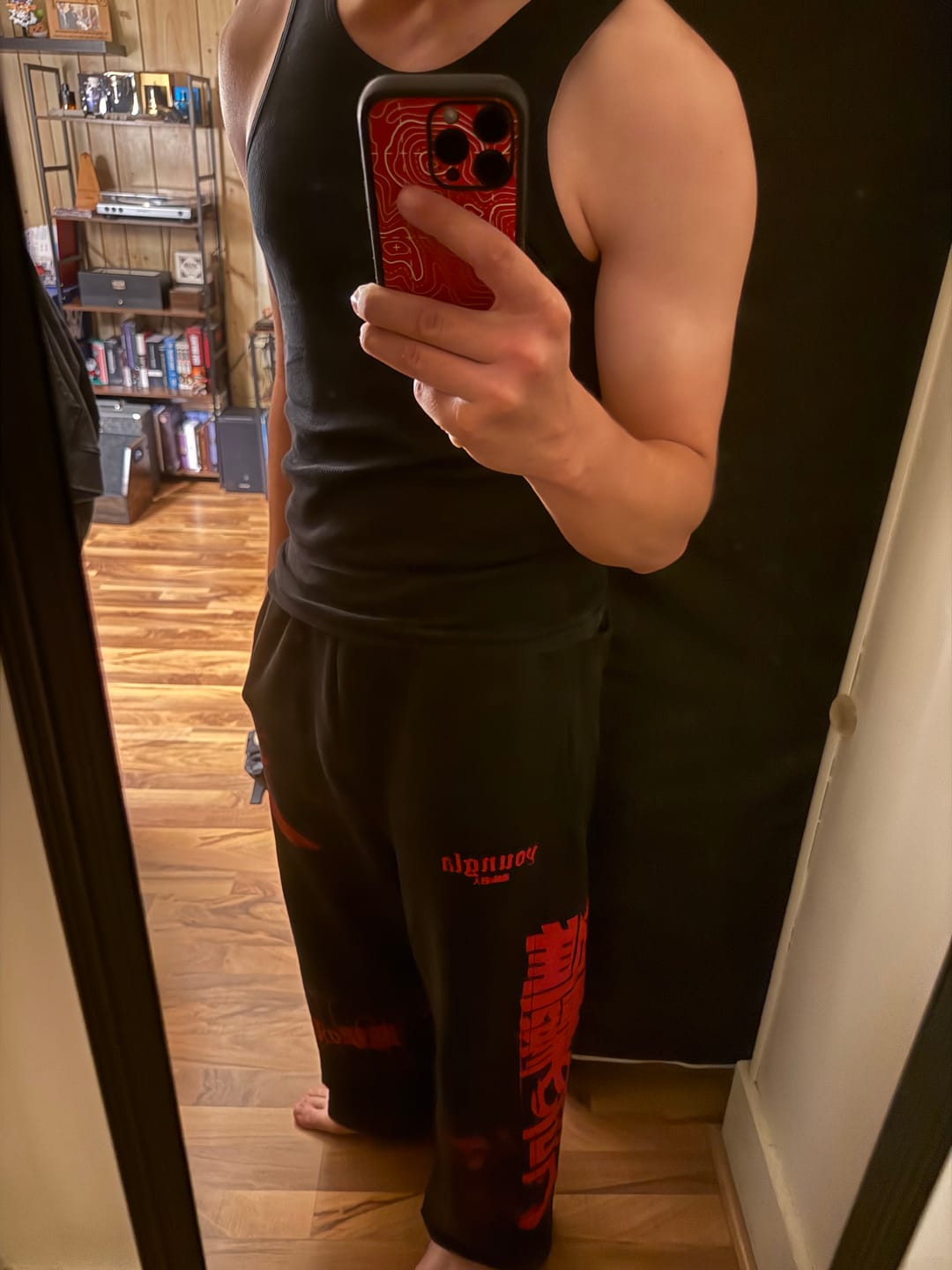 Customer photo review of 2128 - AOT©  x YLA Baggy Joggers