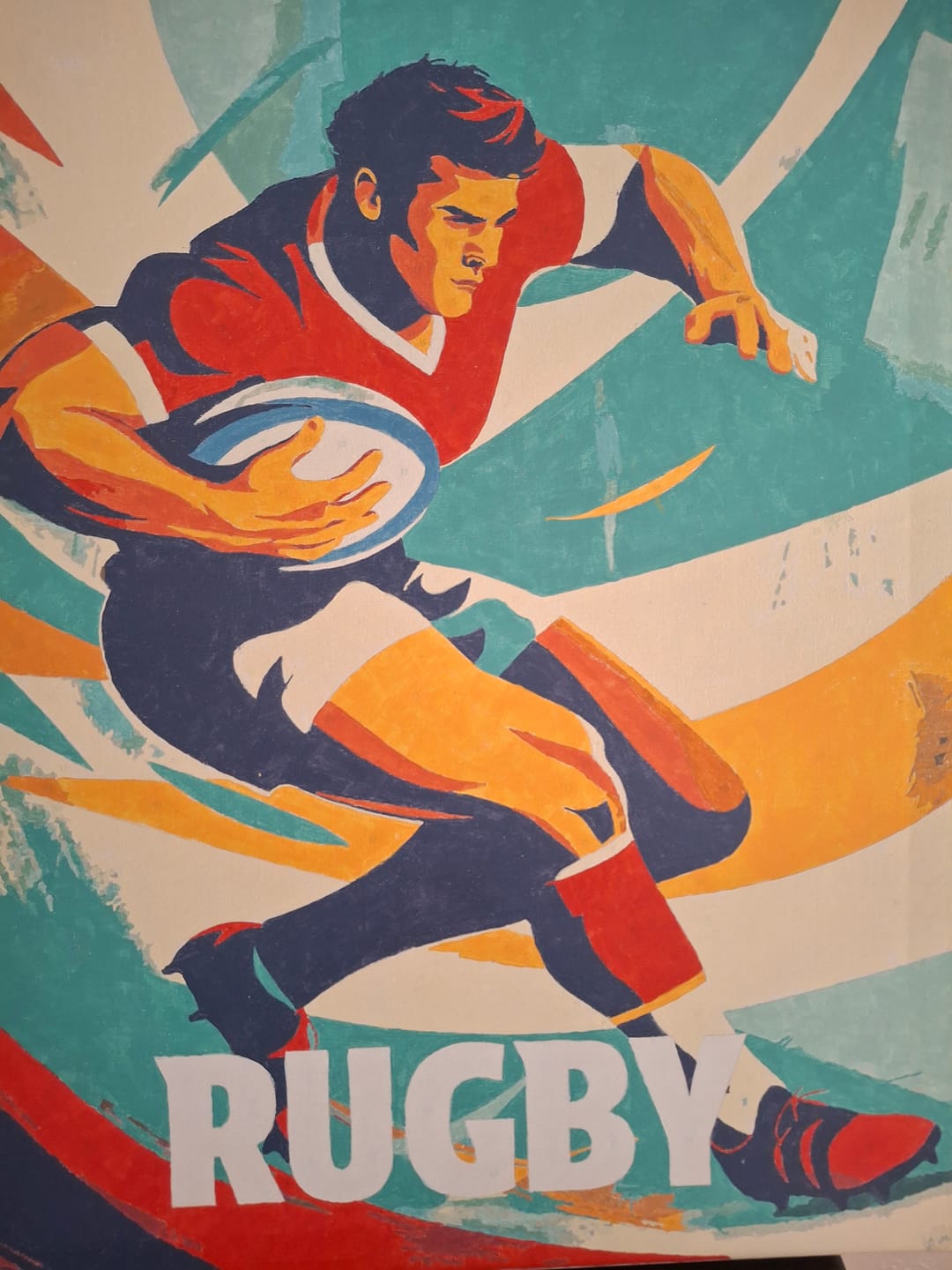 Customer photo review of Affiche sportive Rugby