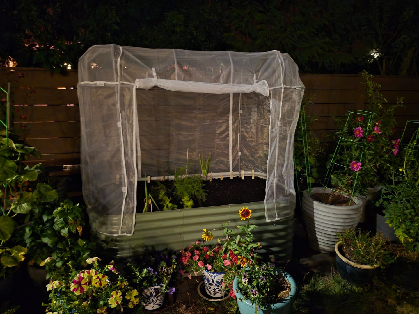 Customer photo review of Garden Cover System
