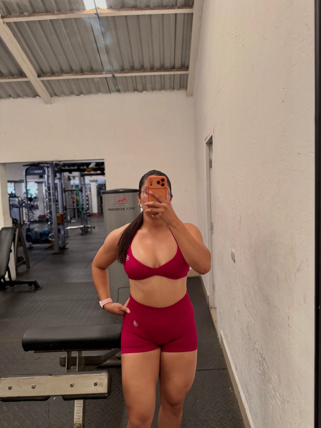 Customer photo review of Berry Bombshell Sports Bra and Shaping Short Set