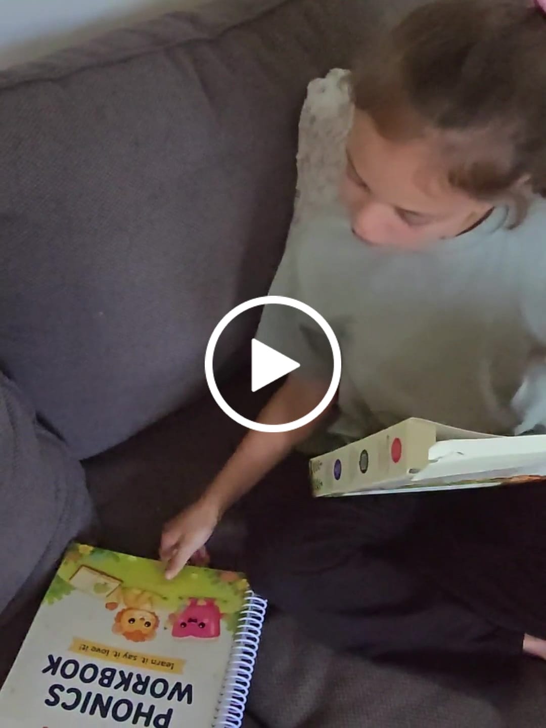 Customer video review of Phonics Workbook