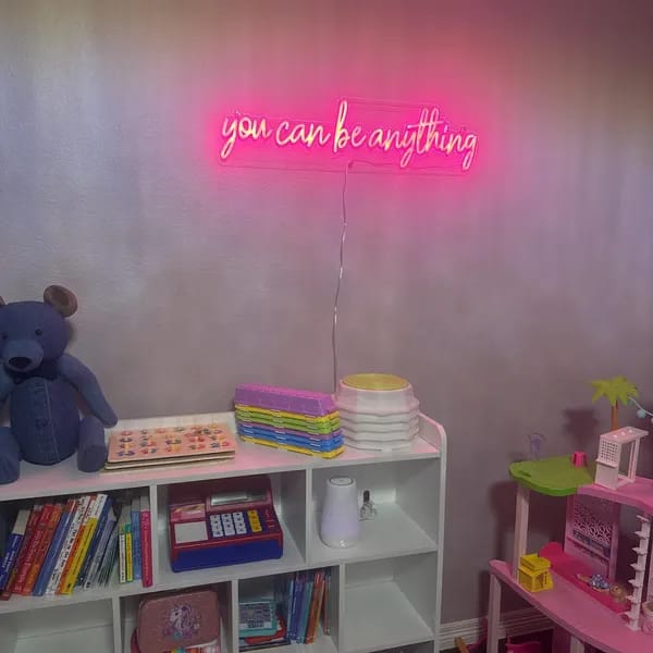 Customer photo review of Custom Neon: you can be anyt...