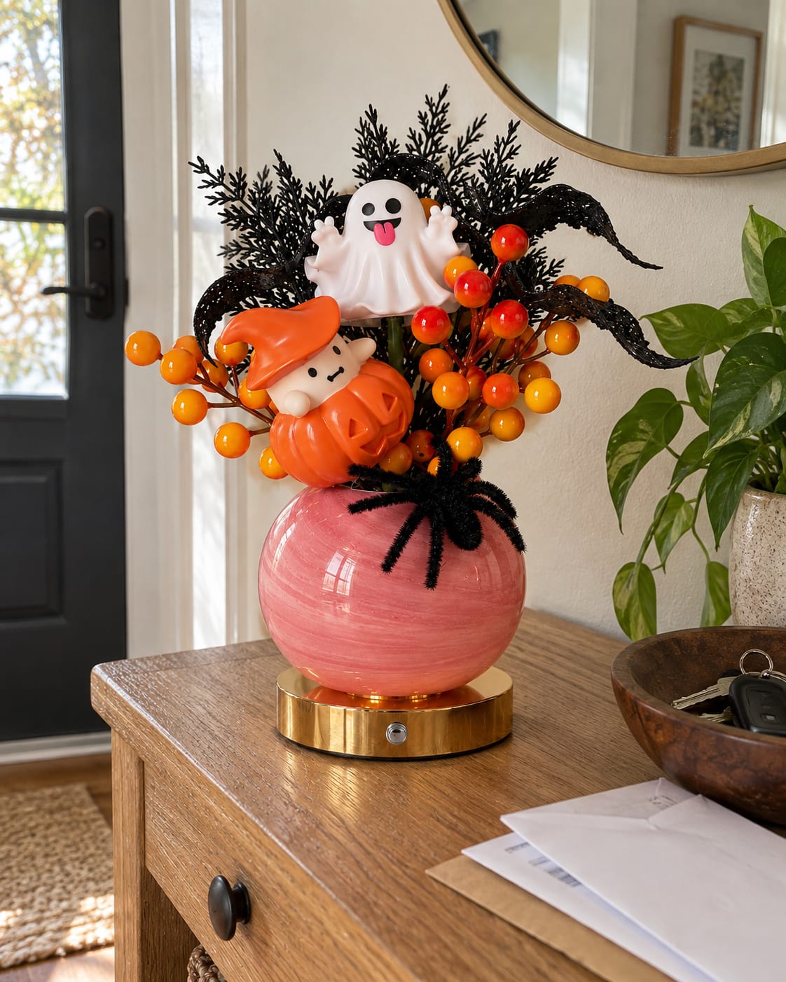 Customer photo review of pumpkin bloom lamp