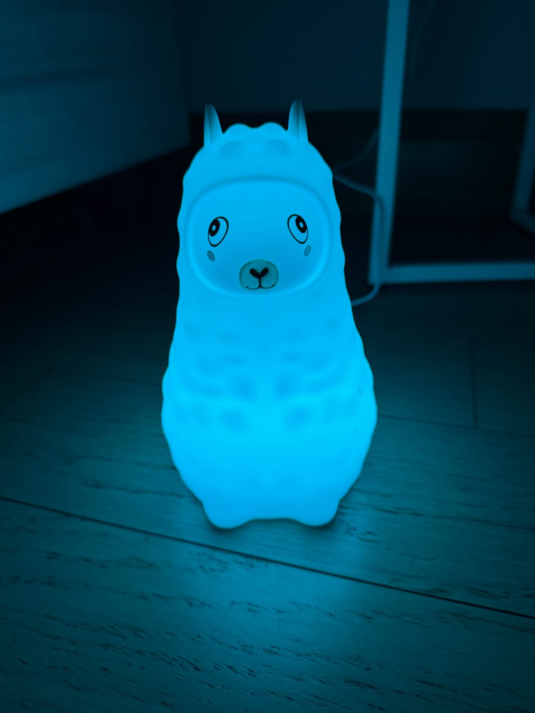 Customer photo review of Lightie Llama | Kids Silicone Night Light | Colour-Changing