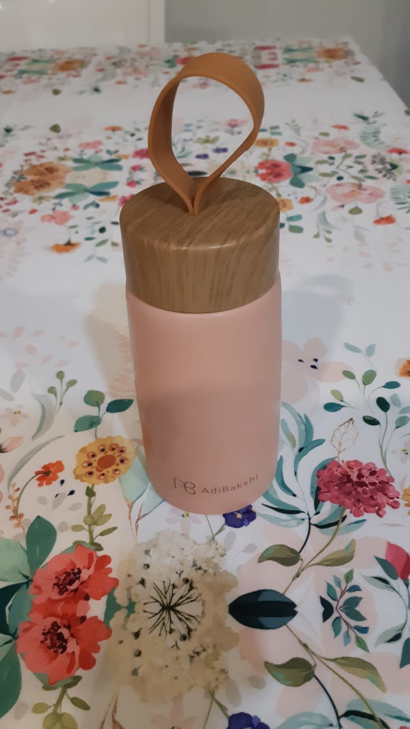 Customer photo review of בקבוק תרמי ורוד
