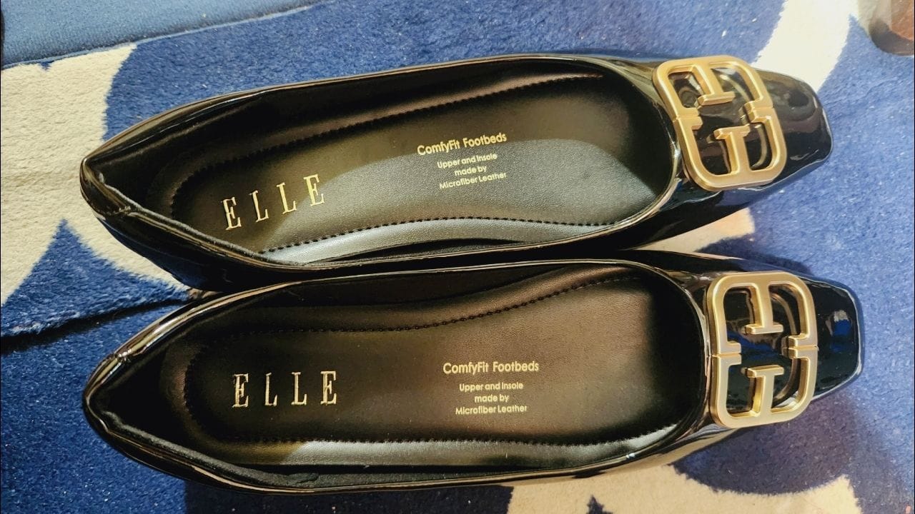 Customer photo review of Jacqueline Slip-on Flats & Ballerina In Black