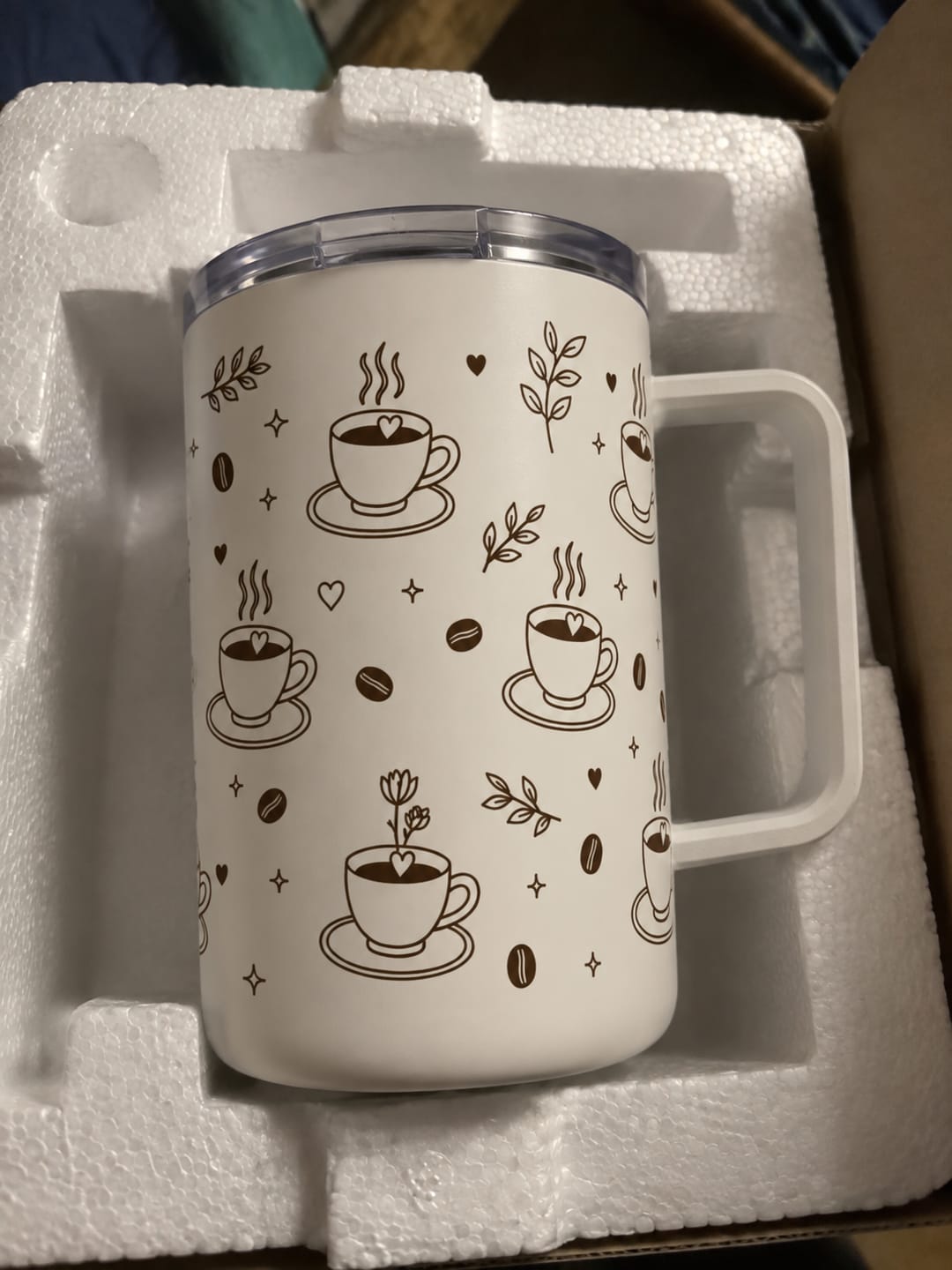 Customer photo review of Workday Fuel Insulated Mug