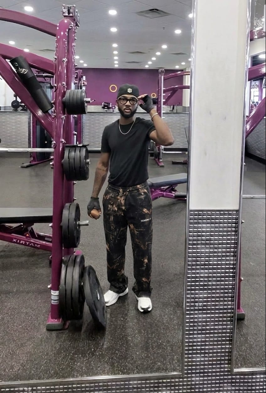 Customer photo review of 2094 - Tree Camo Collection - No Cuff Sweats