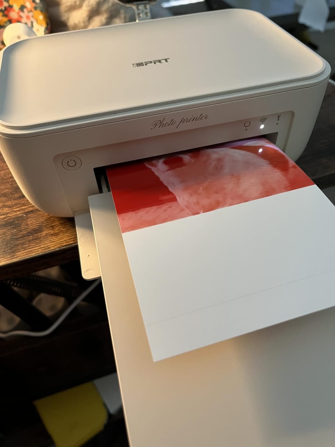 Customer photo review of PortaSnap - Wireless Photo Printer