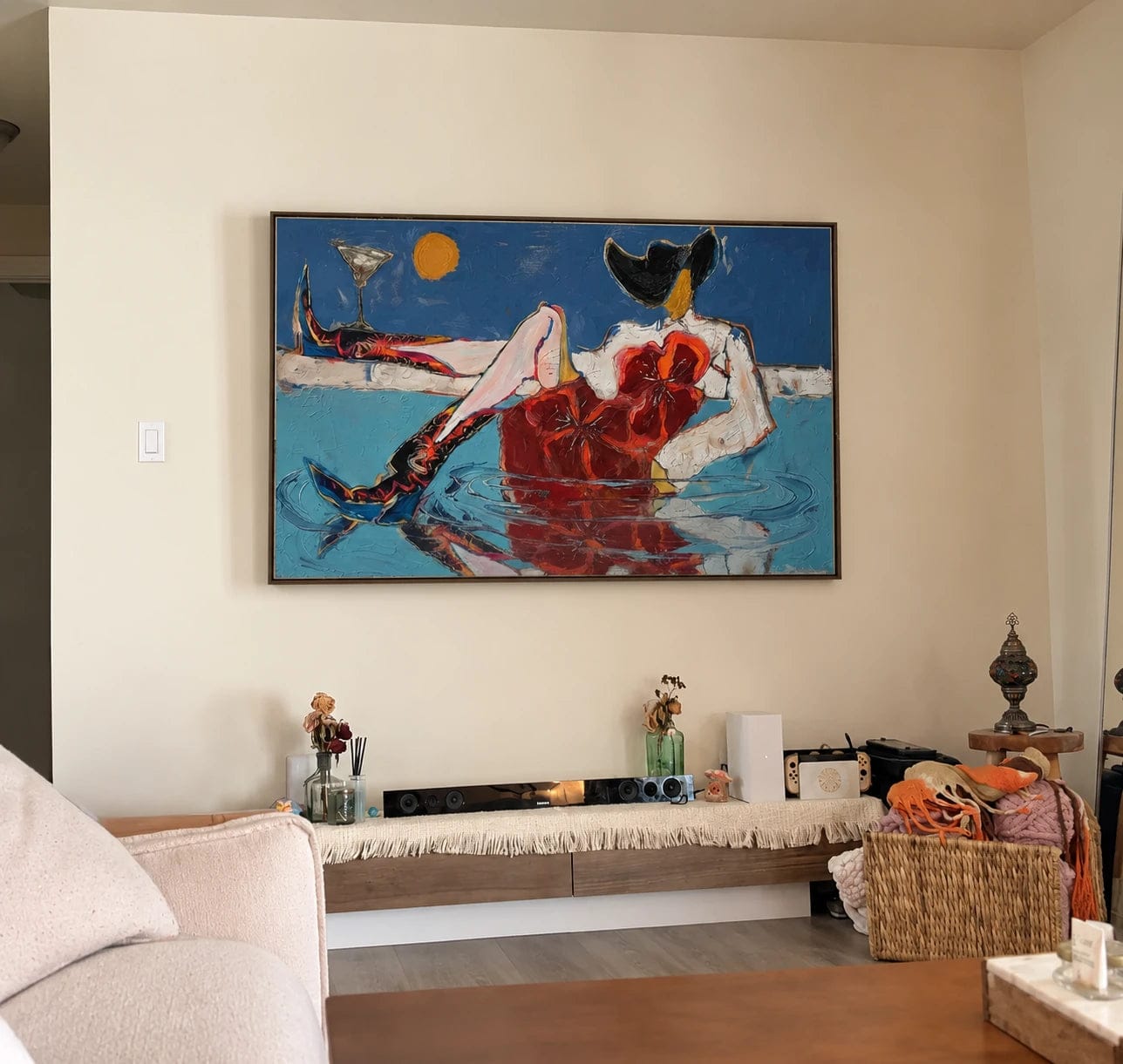 Customer photo review of Western Pop Art｜Poolside Cowgirl Reverie