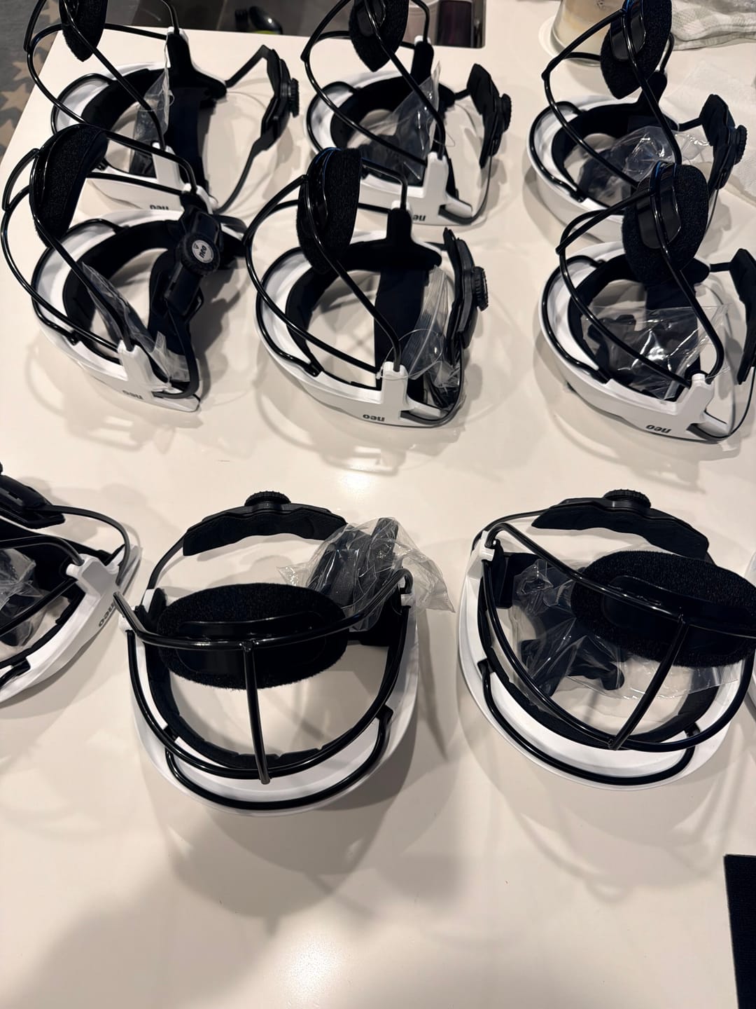 Customer photo review of NEO Softball Fielder's Mask - Team Orders