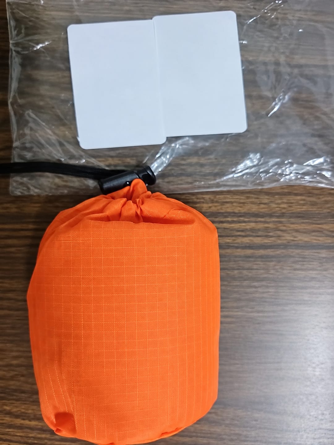 Customer photo review of Saco Vivac Térmico de Emergencia